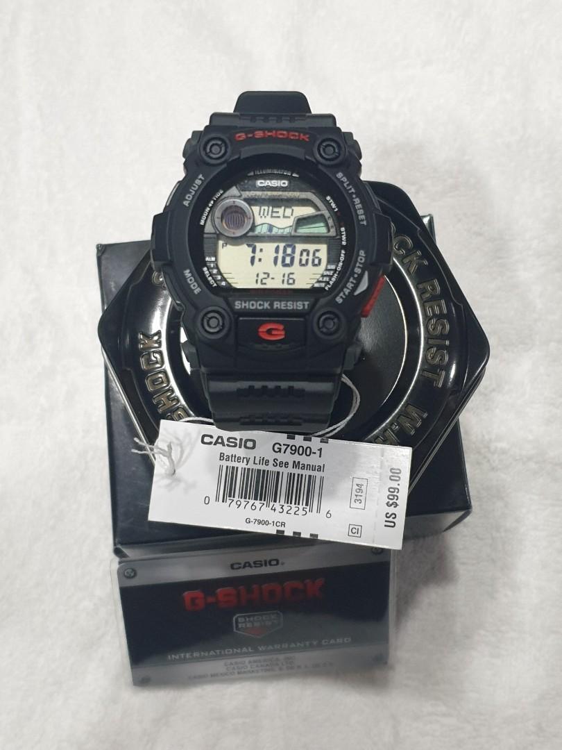 G SHOCK G7900 1 MAT MOTO HITAM