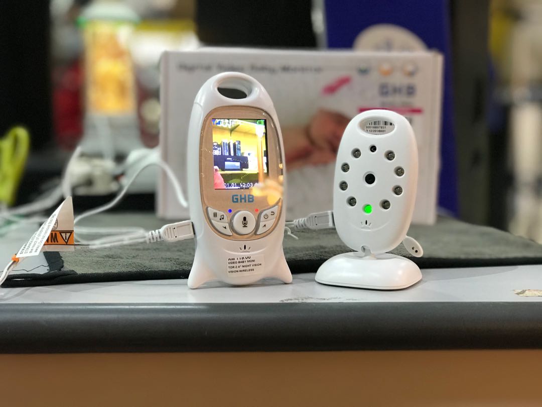 GHB Digital Video Baby Monitor Babies Kids Bathing Changing