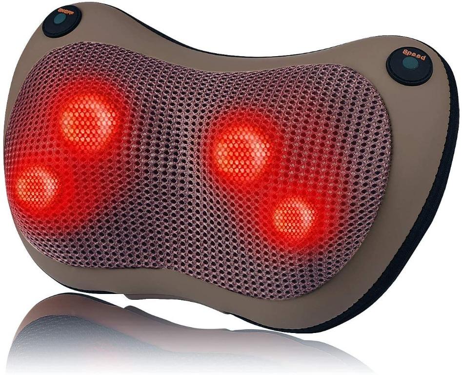 Shiatsu neck & back massager with heat uk clearance