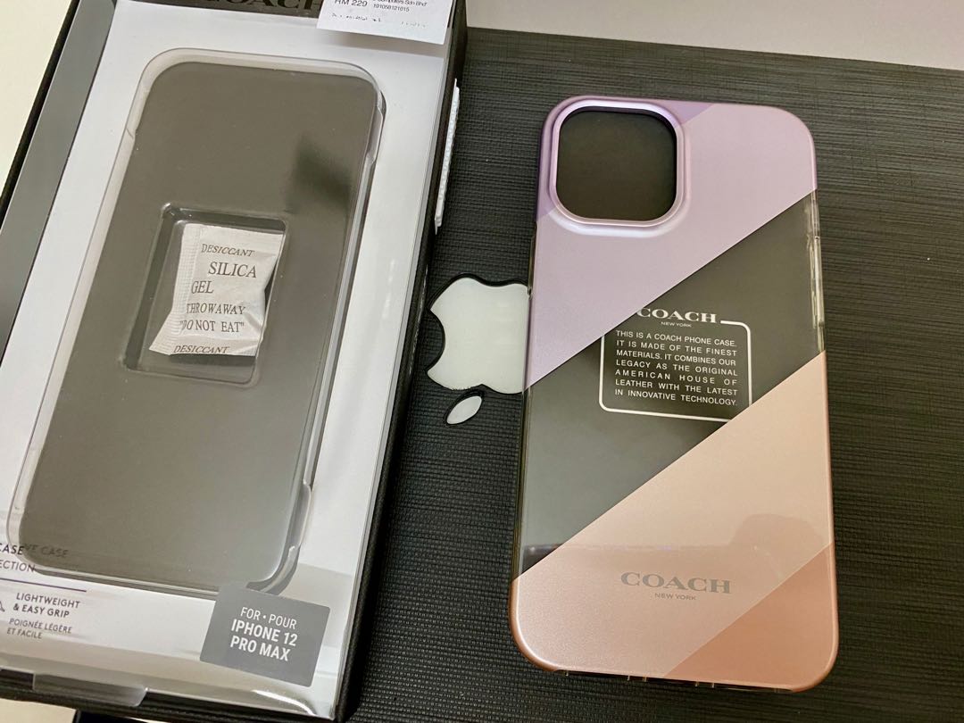COACH IPhone 12 Pro Max Coach Phone Cover (preloved) less than a month  used, Mobile Phones & Gadgets, Mobile & Gadget Accessories, Cases & Covers  on Carousell