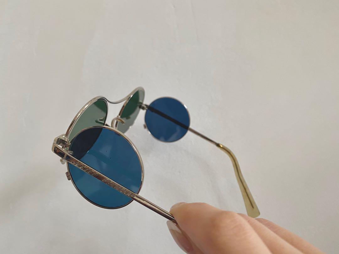 JEAN PAUL GAULTIER JUNIOR FOUR LENS SUNGLASSES 58-0175, 名牌, 服裝- Carousell