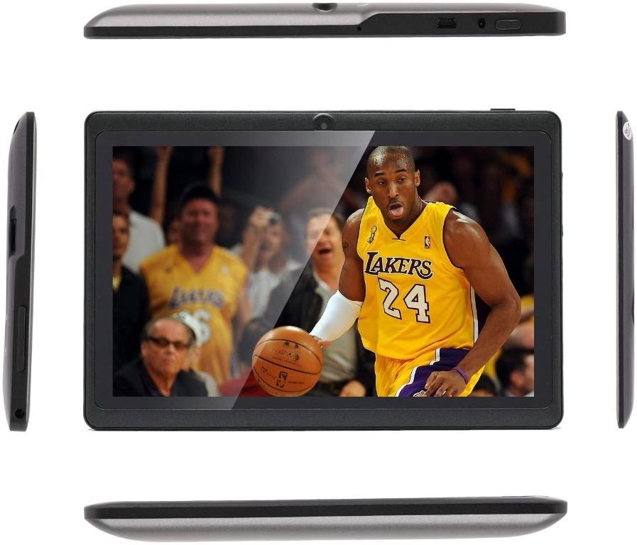jeja 7 inch android google tablet pc 4 2 2 ddr3 512mb 16gb a23 dual core camera capacitive touch screen 1 5ghz wifi black