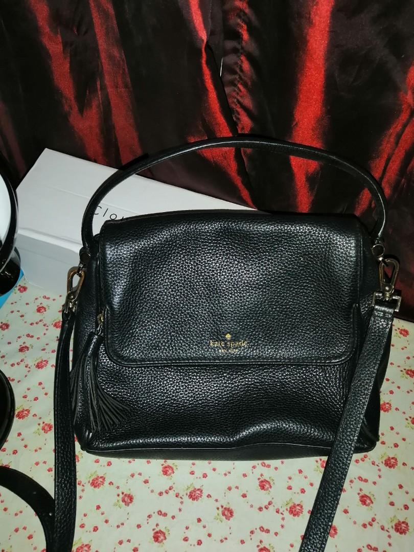 KATE SPADE New York Chester Street Miri Pebbled Leather Shoulder Bag (Black),  Luxury, Bags & Wallets on Carousell