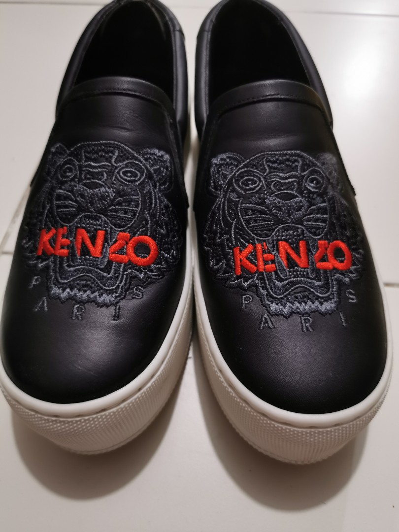 KENZO SLIP ON, Women's Fashion, Footwear, Sneakers on Carousell