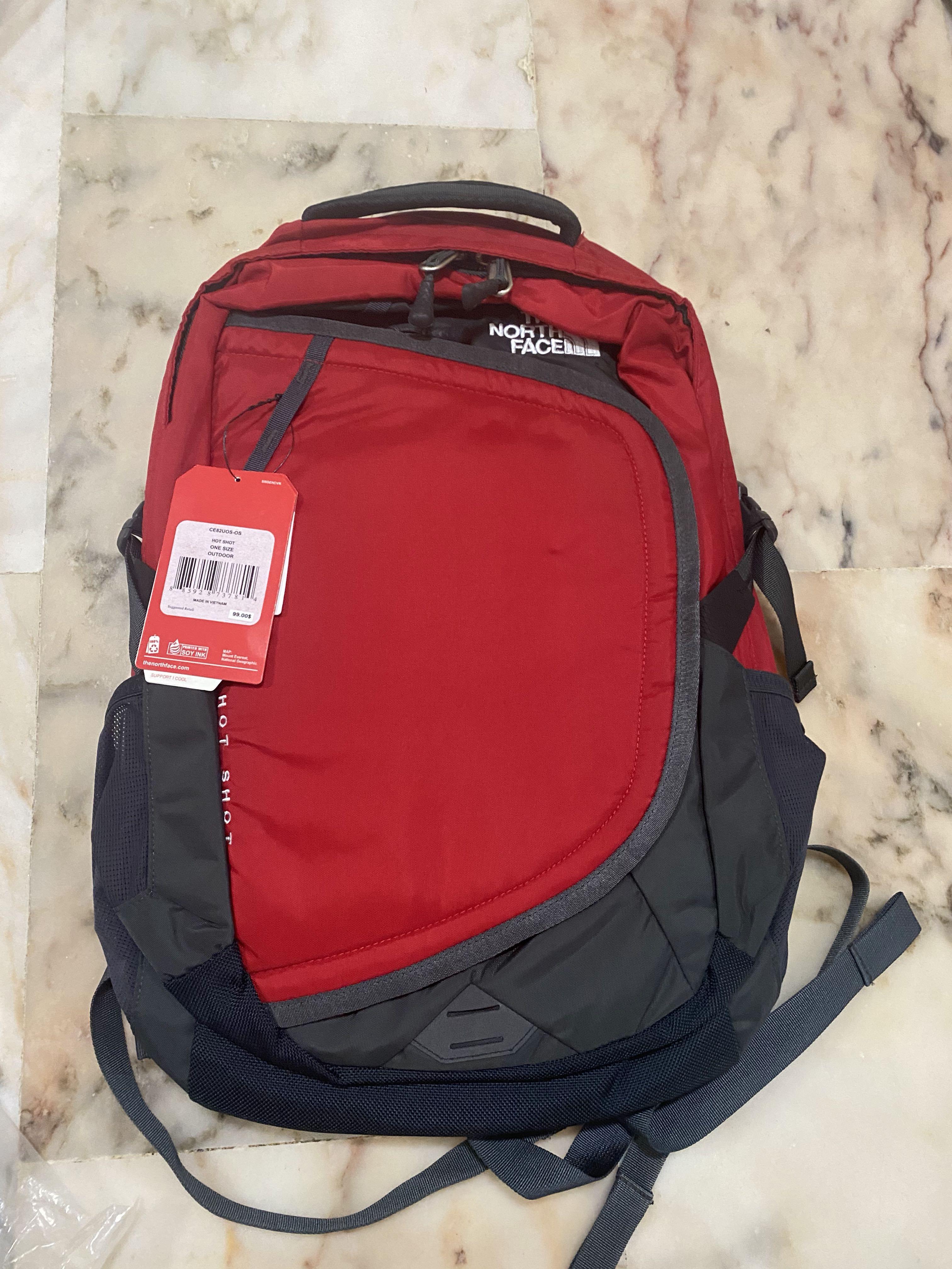 Last Pcs The North Face Hot Shot Backpack Haversack Daily Pack Sports Sports Apparel On Carousell