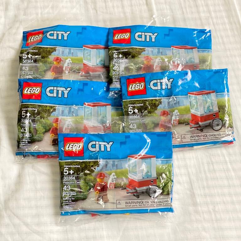 Lego popcorn polybag top