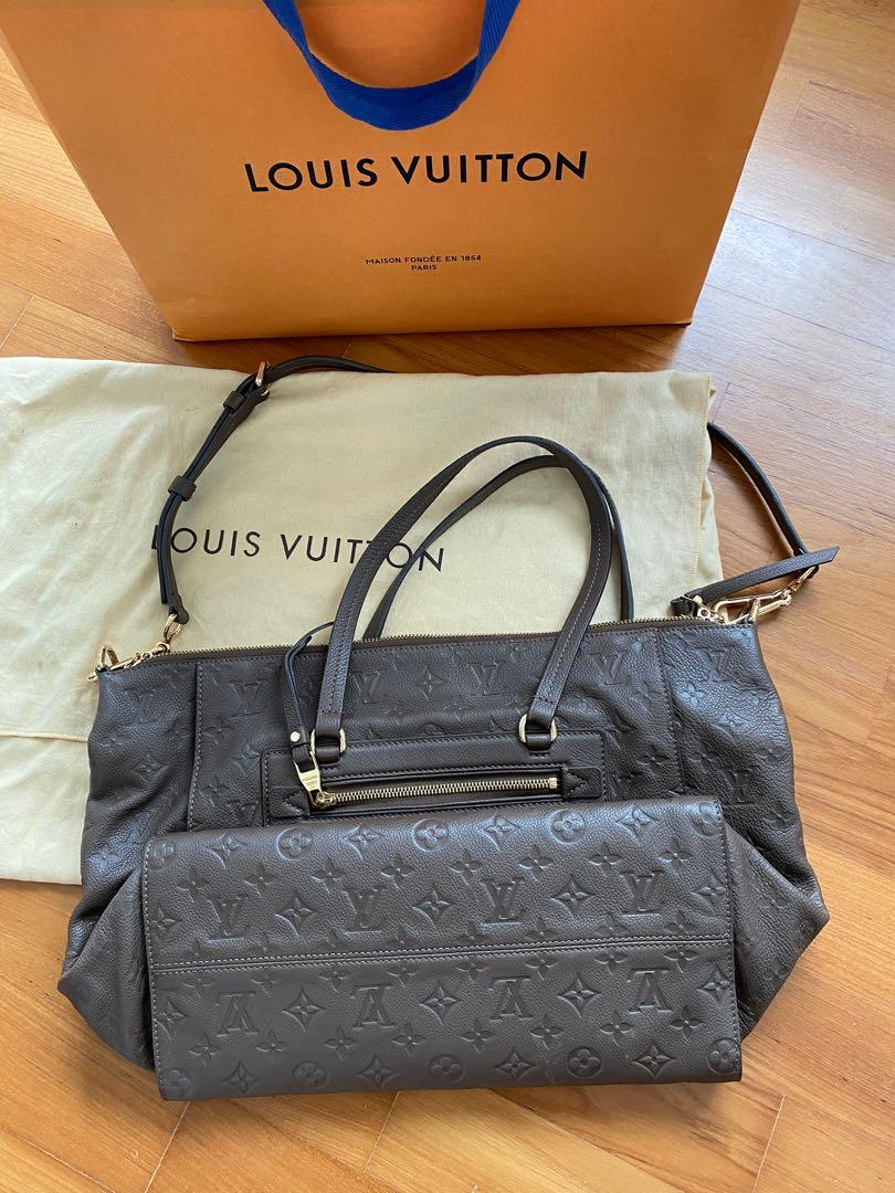Louis Vuitton Lumineuse Shoulder bag in brown empreinte leather