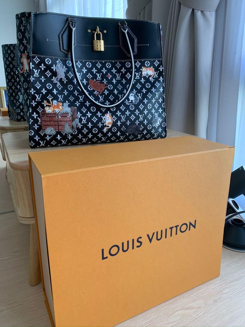 Louis Vuitton x Grace Coddington Limited Edition Catogram City Steamer XXL  – myGemma