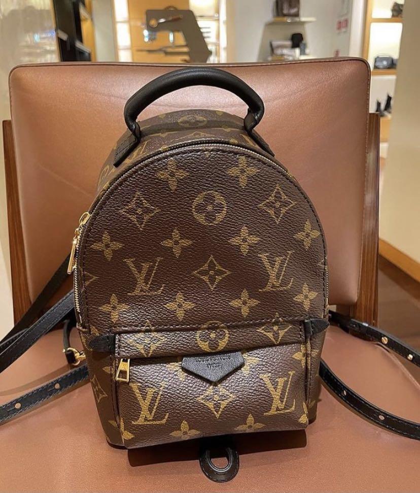 Louis Vuitton Mini palm spring Backpack, Luxury, Bags & Wallets on Carousell