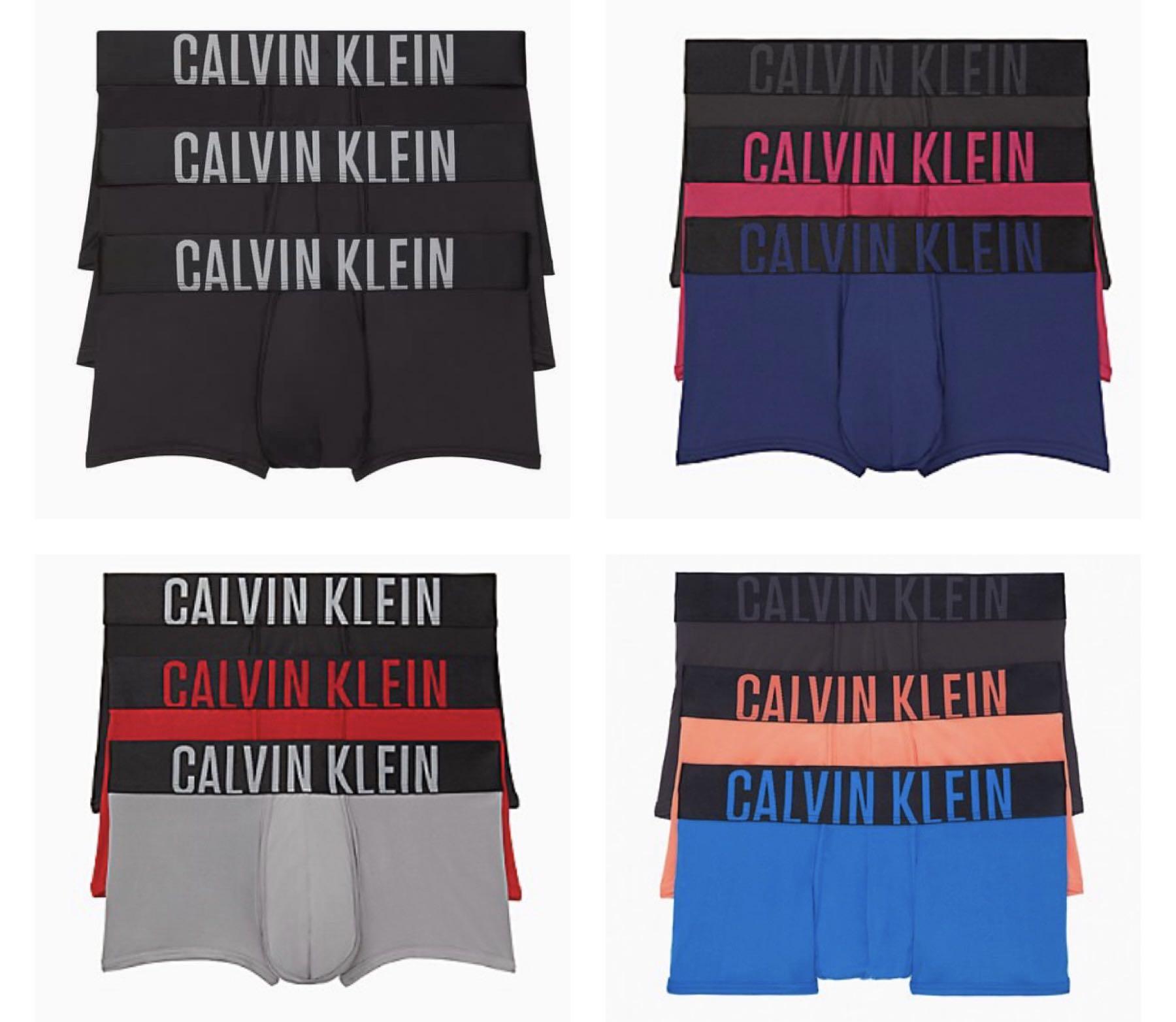 L) Calvin Klein Intense Power 3pack Microfiber Men Low Rise Trunk Underwear  , Men's Fashion, Bottoms, New Underwear on Carousell
