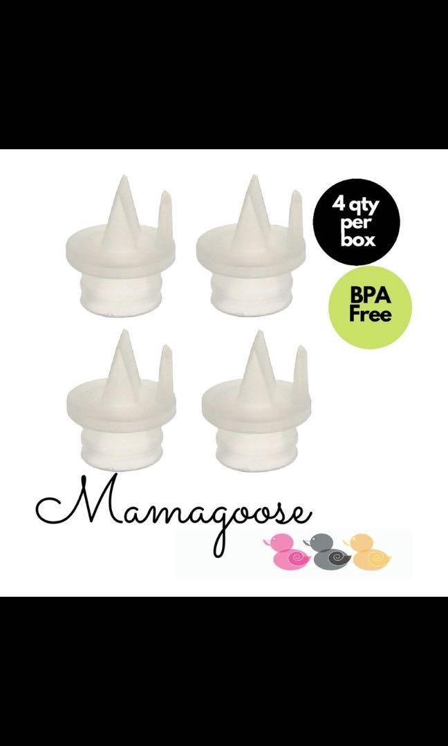 Breast Pump Parts, Maymom Flange for Spectra with valve & membrane for  Wide Mouth Bottle, Mamagoose