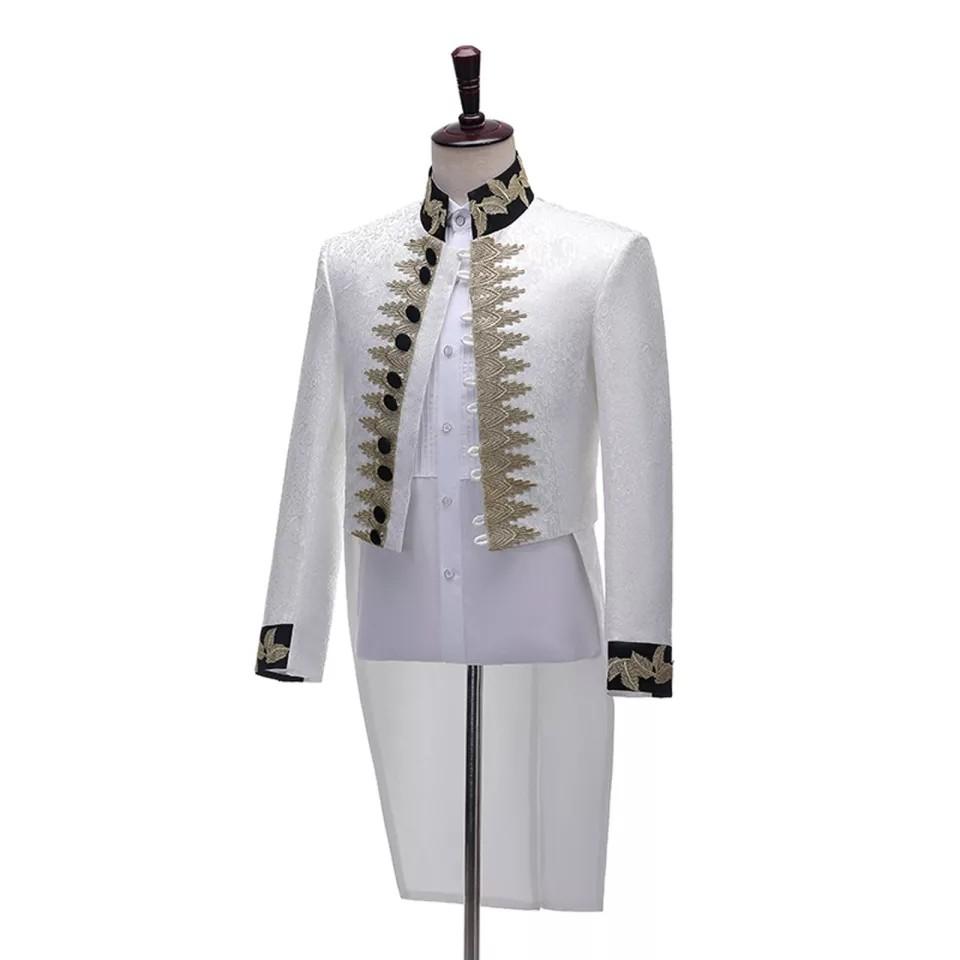 White 2024 tailcoat jacket