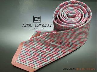 Men's Pleated Necktie by Favio Caviglia Handmade in Italy