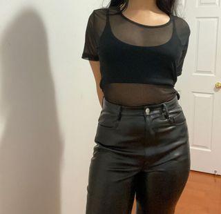 Mesh black top