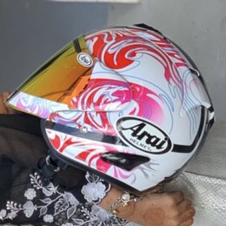 Arai helmet pink clearance