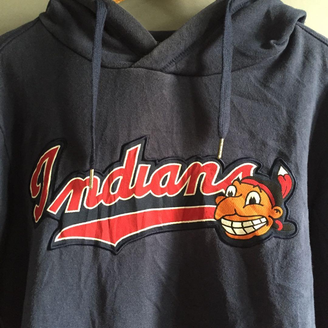 Vintage Nike Center Check Hoodie Cleveland Indians MLB  Etsy