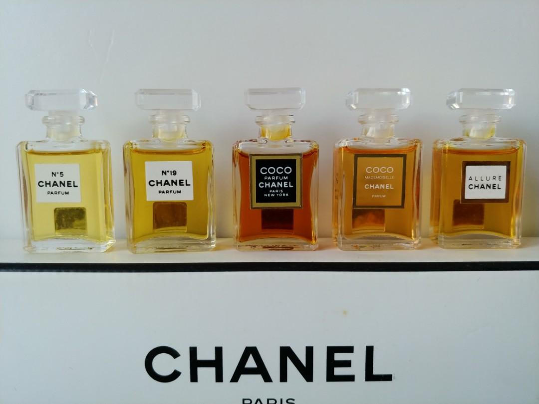ms-85) CHANEL Fragrance Wardrobe (parfum) 3.5ml x5 一套過期香水辦