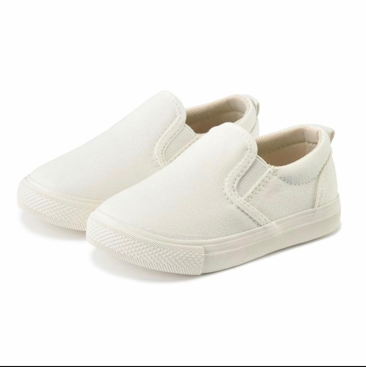 White slip on sales shoes for toddlers