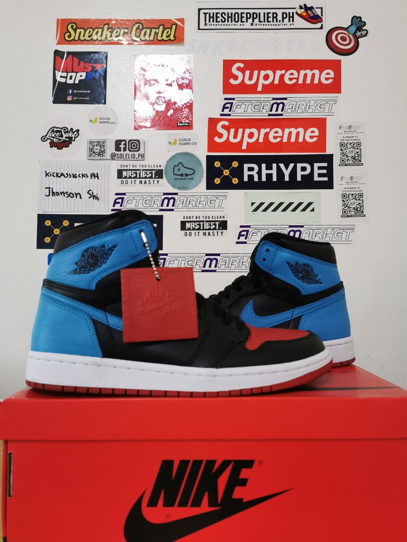 womens air jordan 1 unc to chi