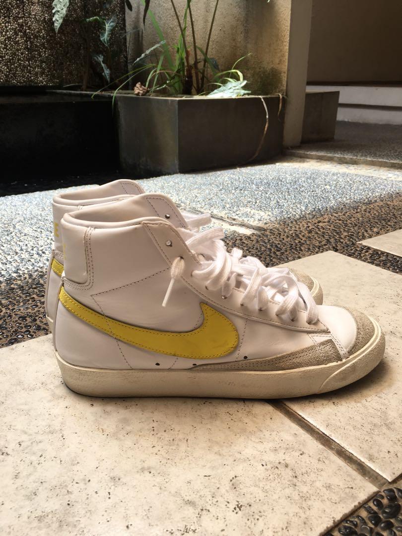 nike blazer mid 77 yellow