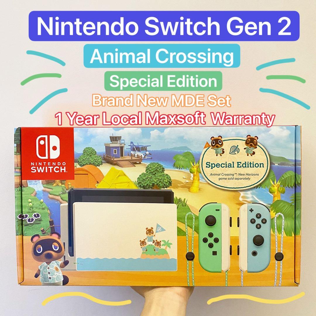 nintendo switch gen 2 animal crossing