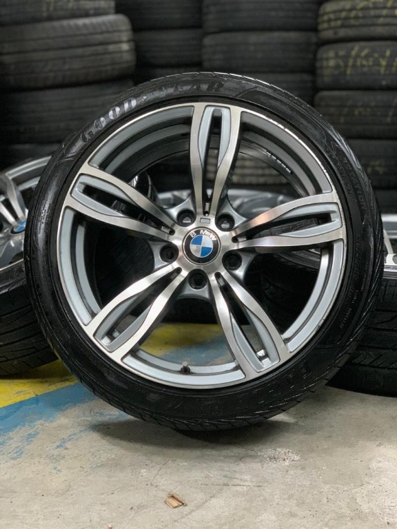 Original 18 inch sport rim Bmw F30 tyre 90%, Auto Accessories on Carousell
