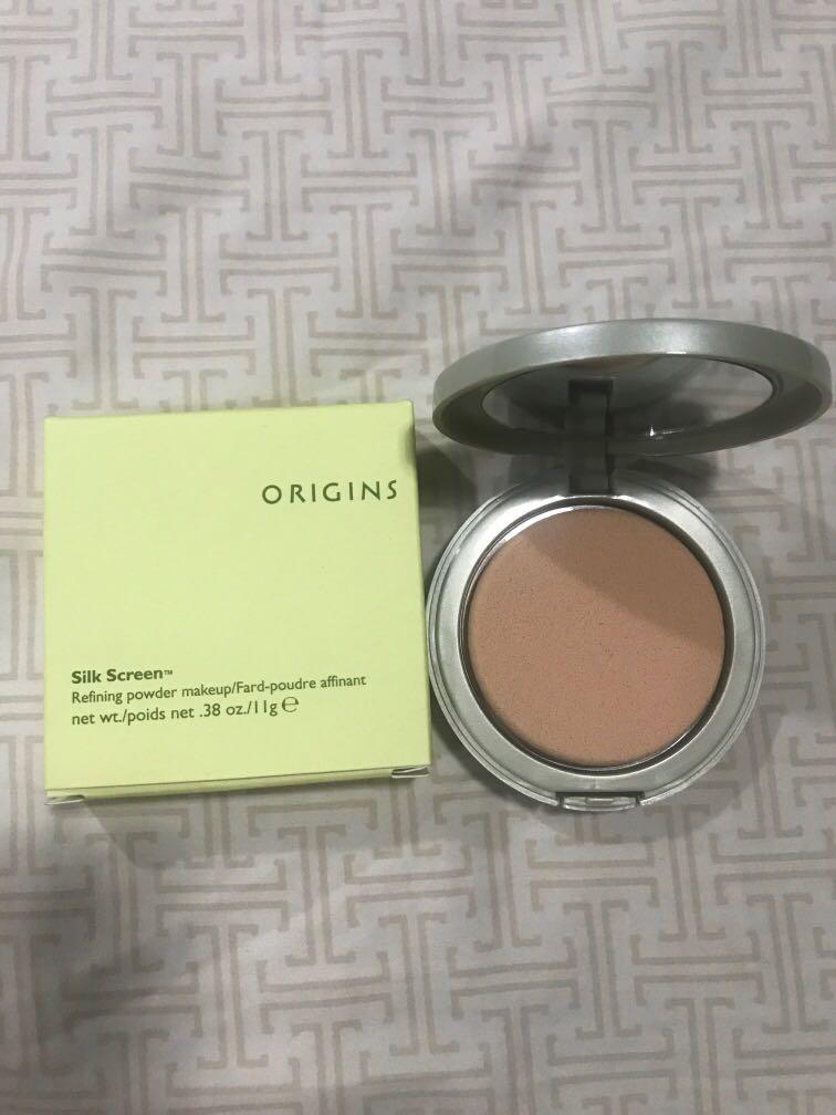 origins silk screen refining powder foundation