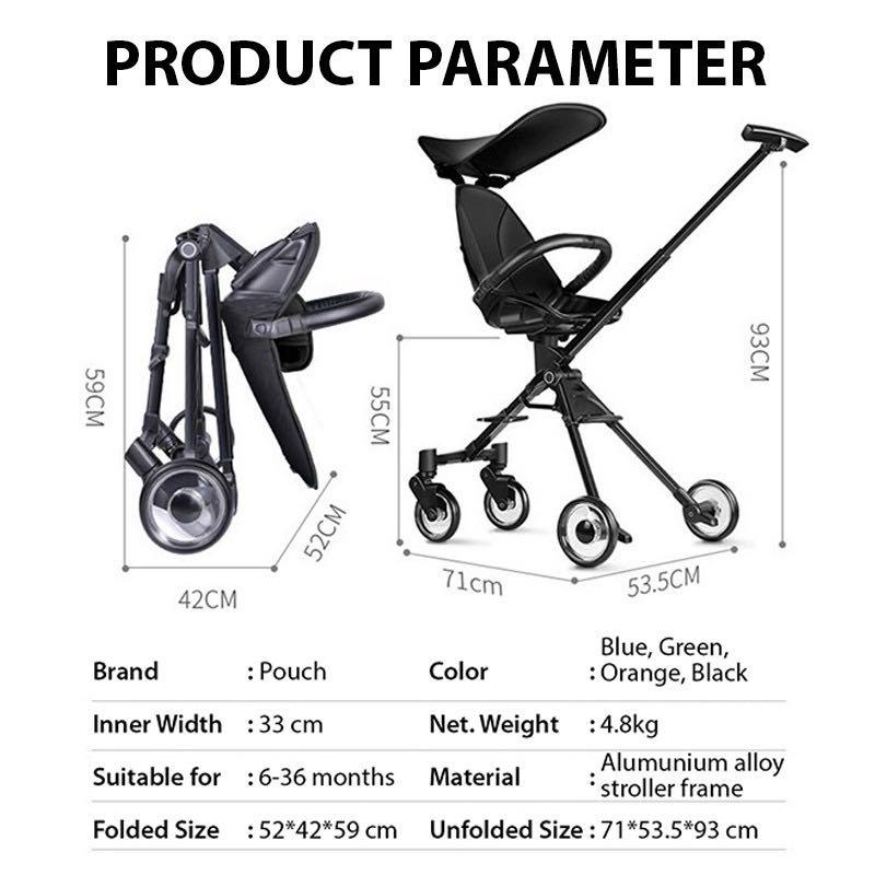 POUCH BABY STROLLER A03, Babies & Kids, Going Out, Strollers on Carousell