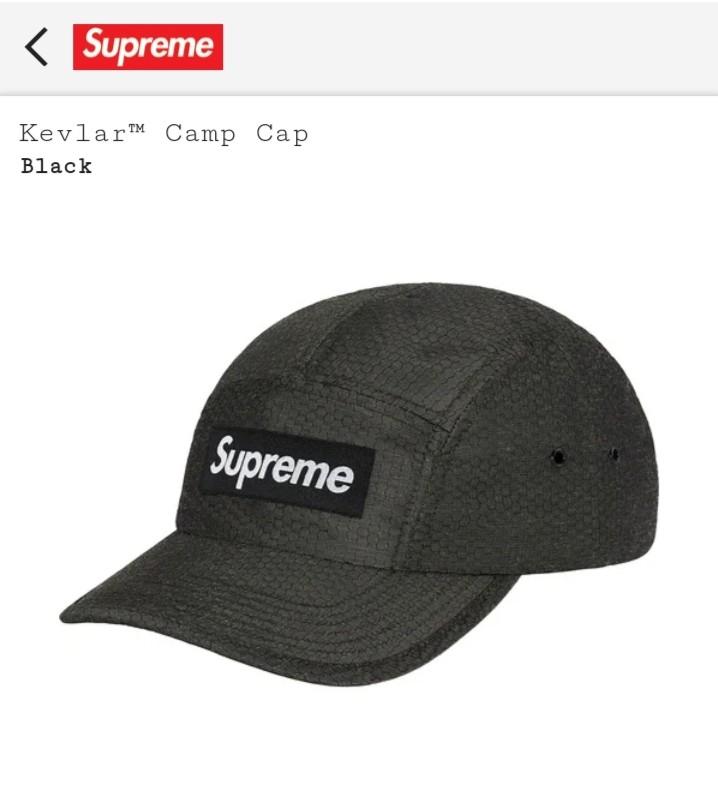 PREORDER Supreme Kevlar Camp cap, Men's Fashion, Watches