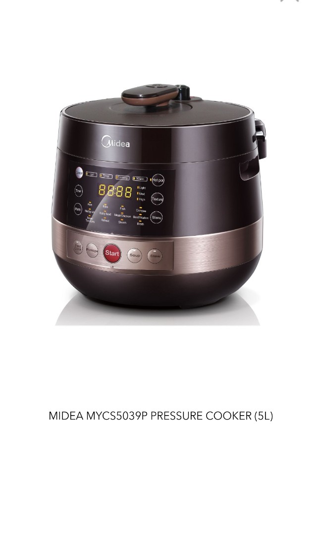 midea mycs5039p pressure cooker