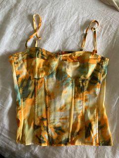 Pretty little thing corset top, never worn