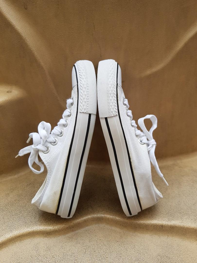 Renben Women s White Canvas Shoes Eur Size 36
