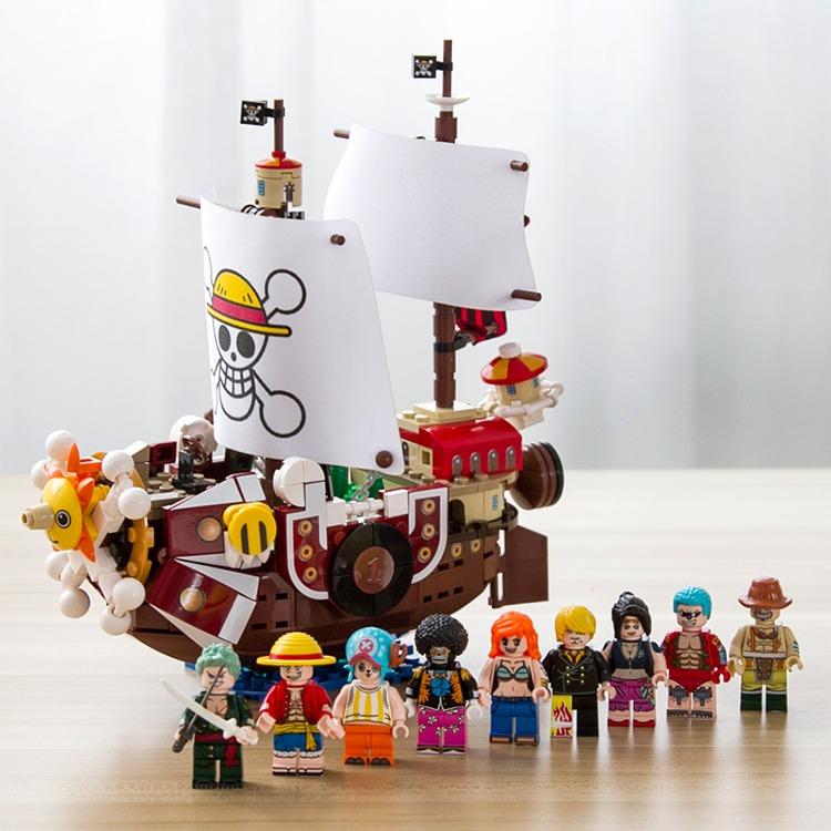 Sheng Yuan Lepin Lego Anime One Piece Luffy Thousand Sunny Pirate Ship