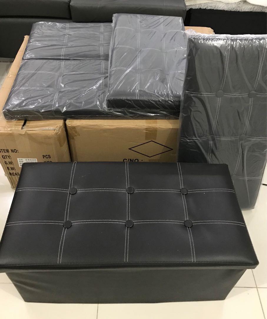Sofa storage box, Furniture & Home Living, Furniture, Sofas on Carousell