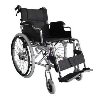 Solid Castor Wheelchair