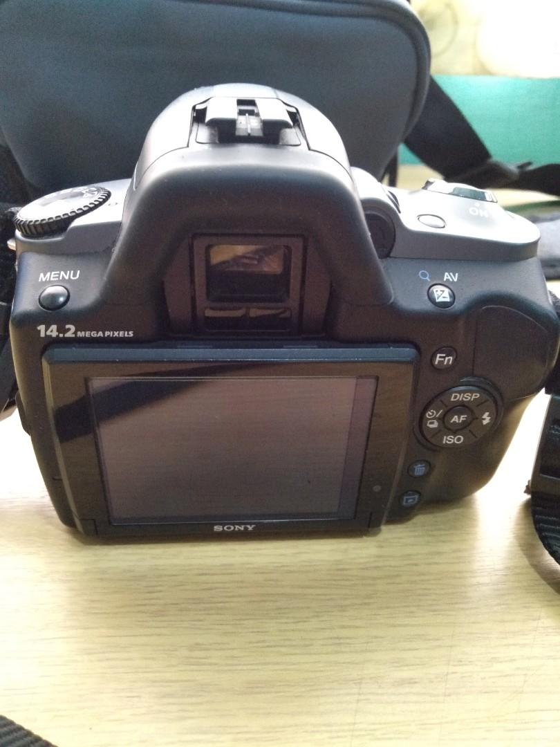 Sony DSLR camera, Alpha 380, Photography, Cameras on Carousell