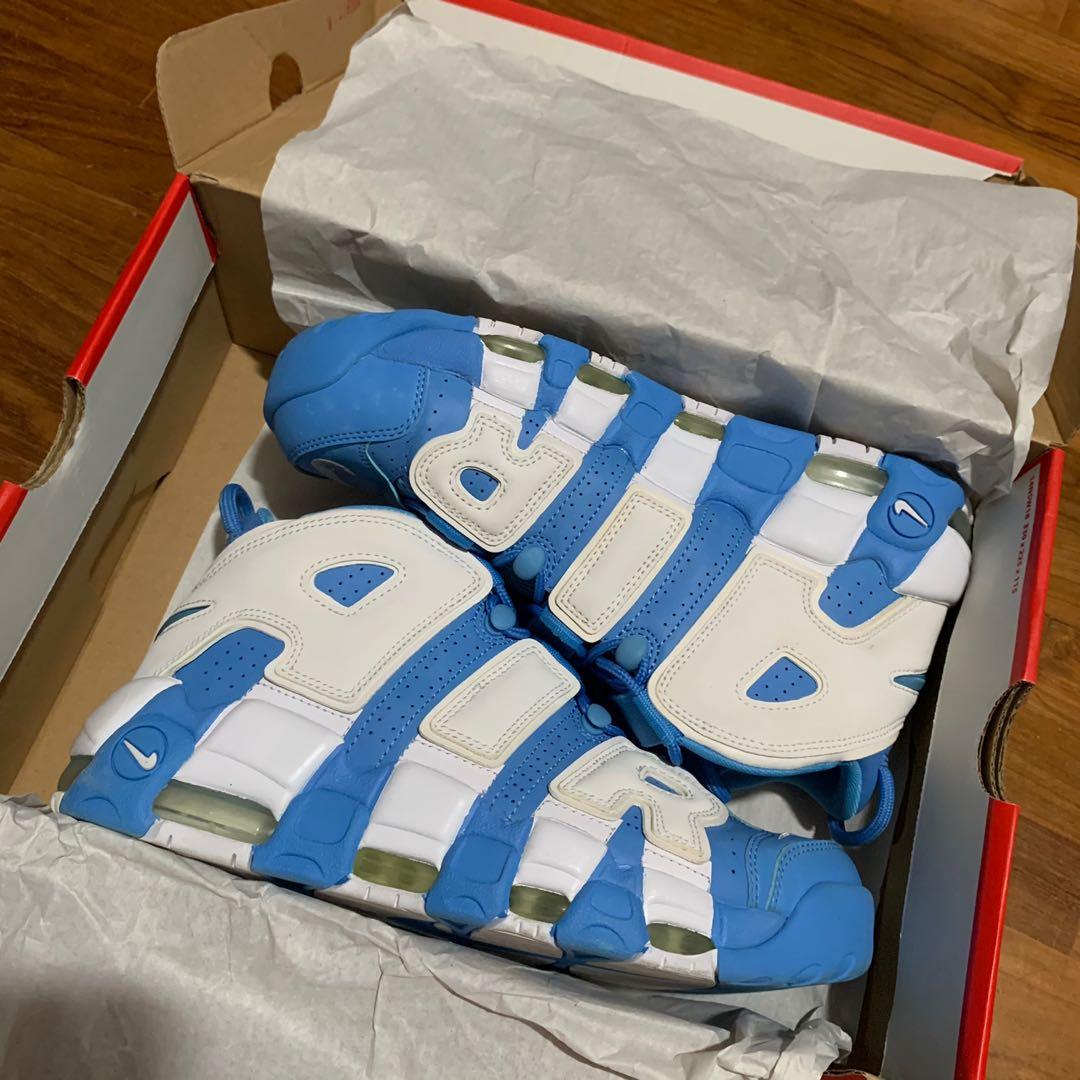 Steal deal Nike UNC air more uptempo 96 university blue Men s