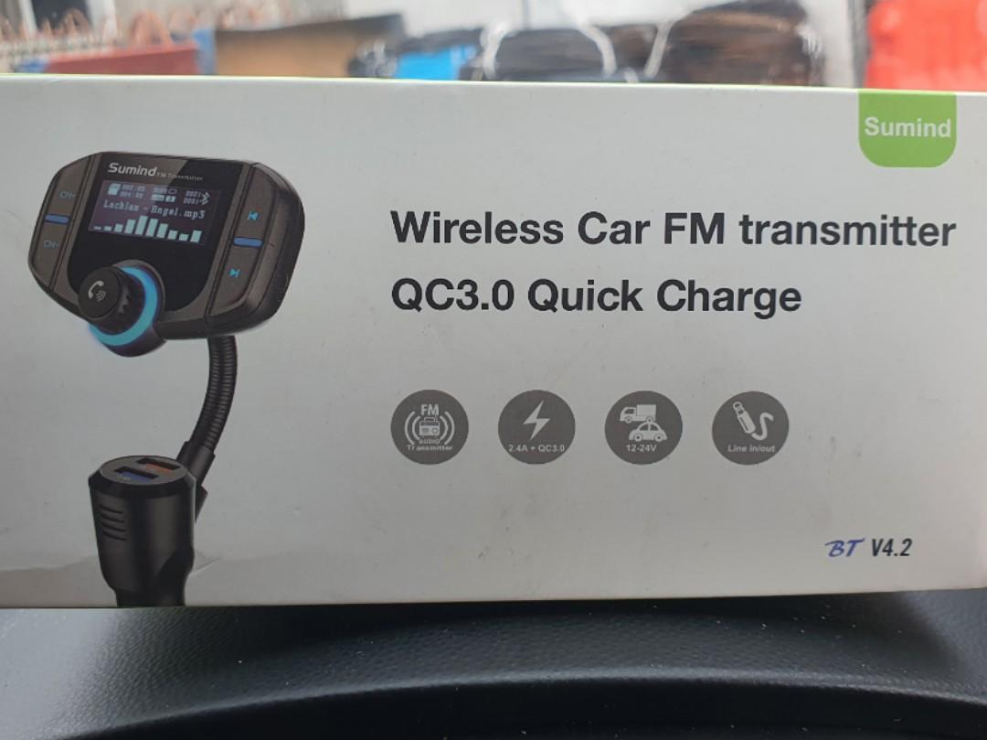 Sumind wireless car fm transmitter deals