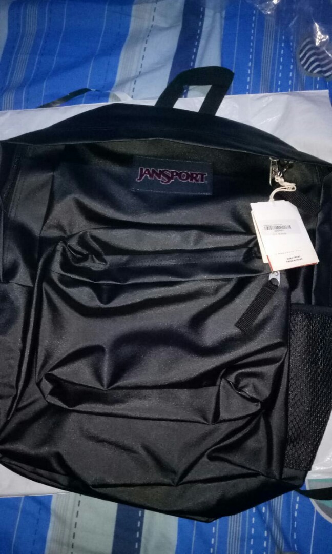 Tas Jansport Hyperbreak Coated Black Fesyen Pria Tas Dompet