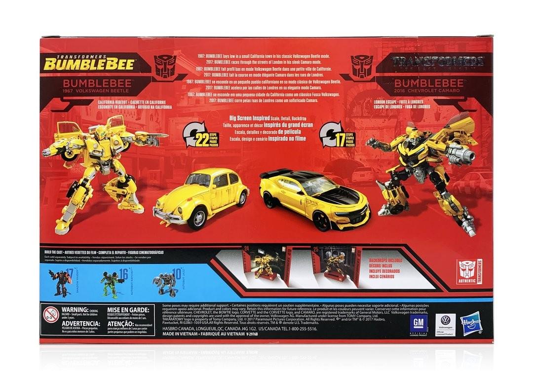 Transformers Studio Series 24 25 Deluxe Bumblebee Then Now Two