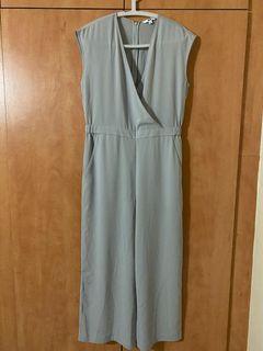 Uniqlo Grey Jumpsuit