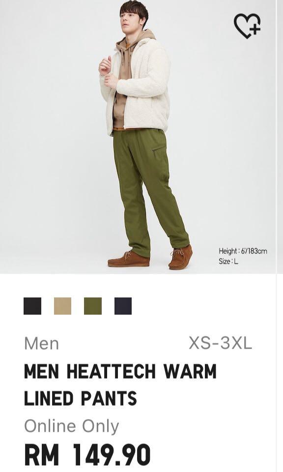 MEN'S HEATTECH WARM LINED PANTS