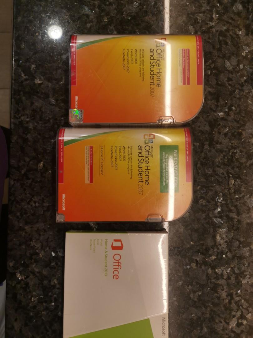 (vintage) Microsoft Office Home and Student 2007, TV & Home Appliances