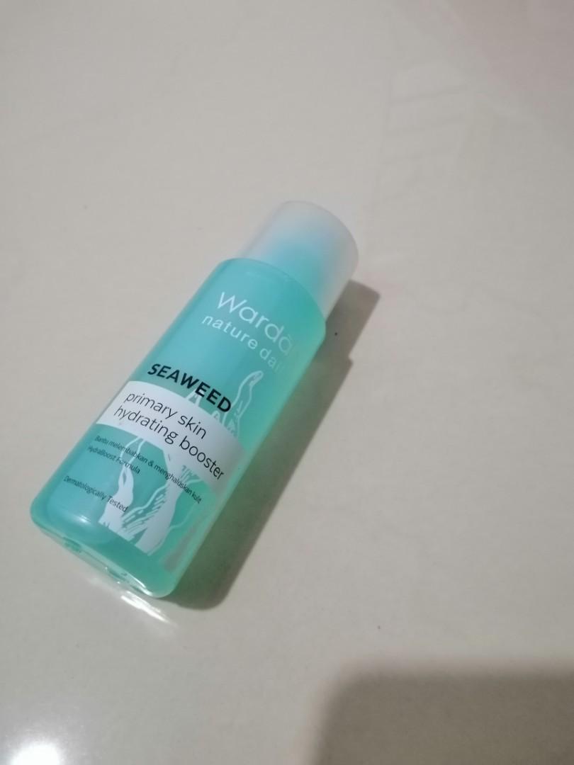 wardah facial toner seaweed primary hydrating booster
