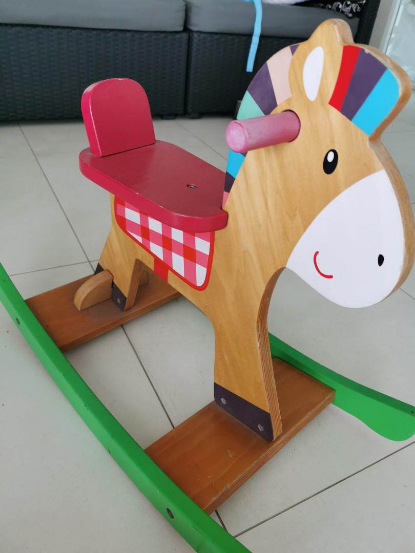 ELC wooden rocking horse