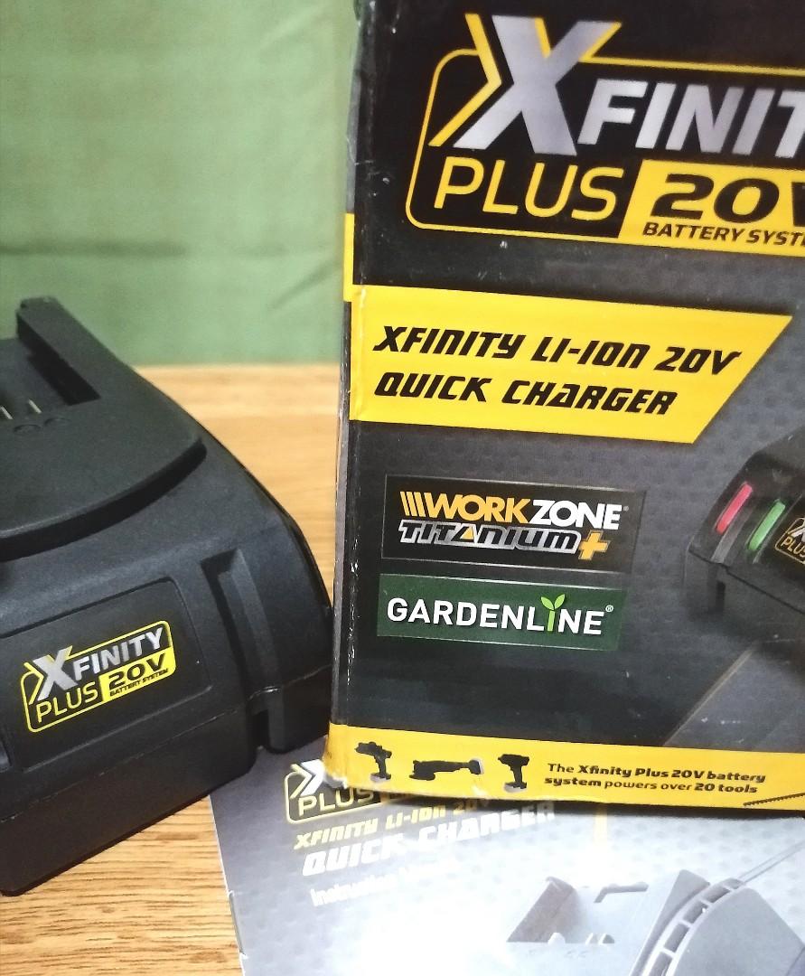 Gardenline 20v battery new arrivals charger