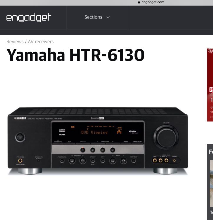 Yamaha HTR6130 5.1 Surround Home Theatre System, Audio, Soundbars, Speakers & Amplifiers on