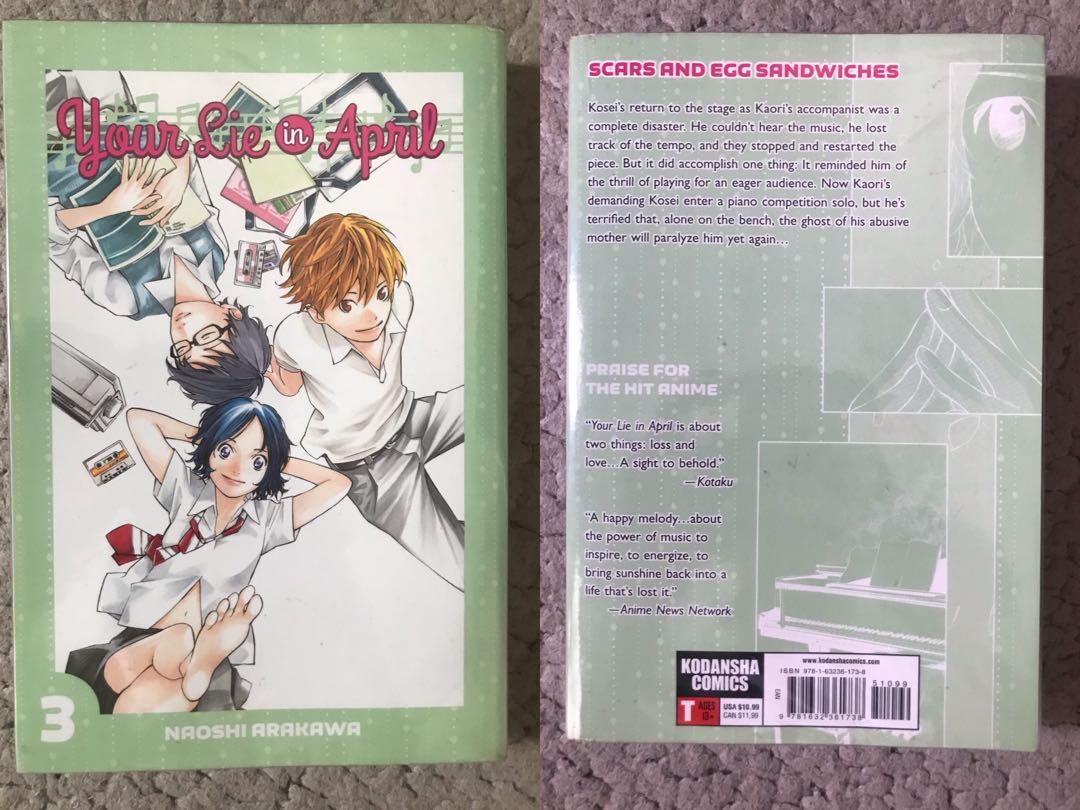 Your Lie in April Manga Set (English Version), Hobbies & Toys, Books