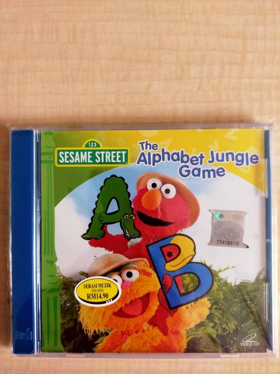 123 Sesame Street The Alphabet Jungle Game Vcd American Educational Children S Tv Series Music Media Cd S Dvd S Other Media On Carousell