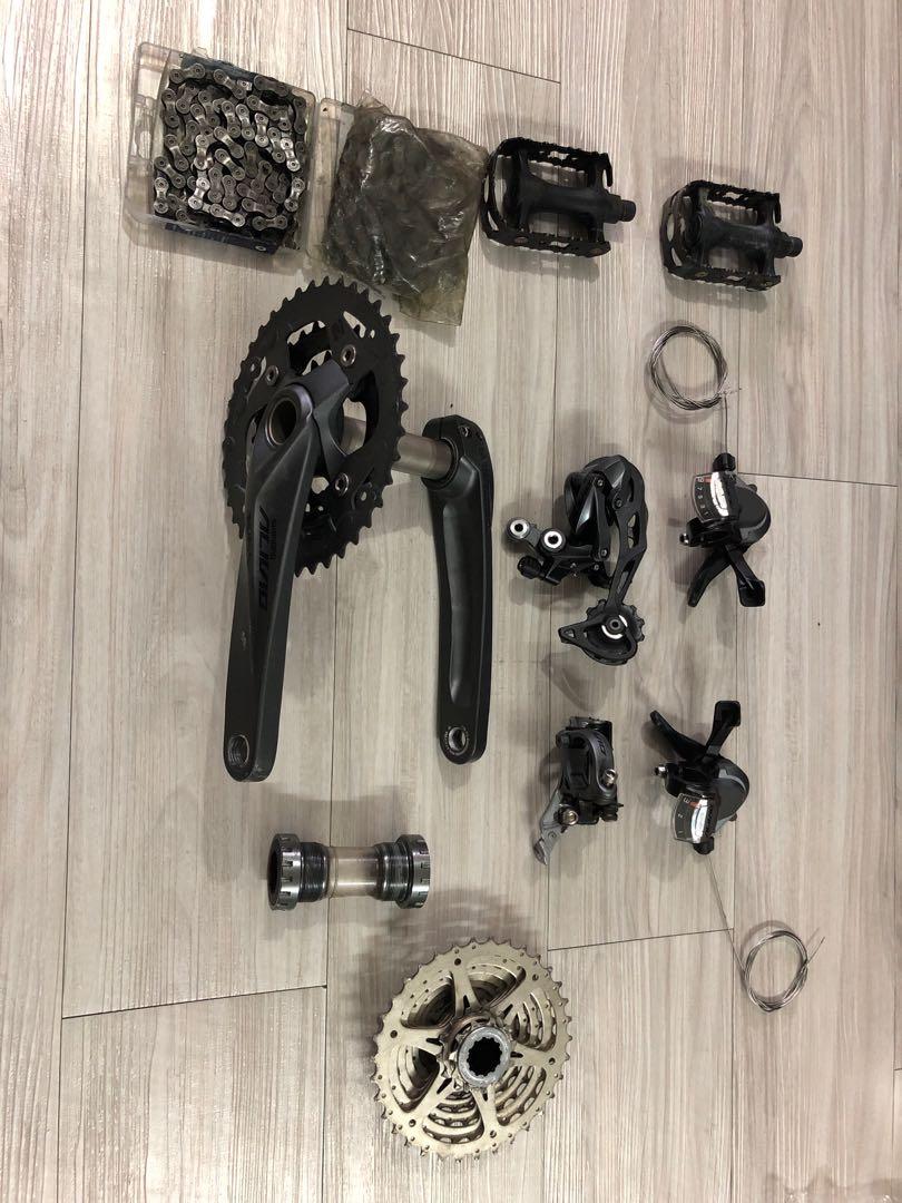 groupset shimano alivio 9 speed